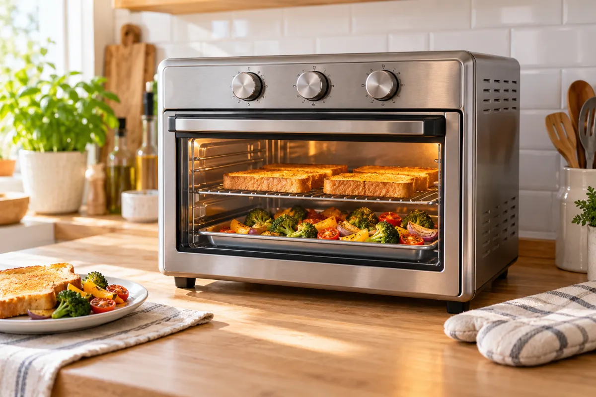 Illustrative countertop toaster oven, not the linked model
